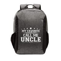 My Favorite People Call Me Uncle Vector Backpack
