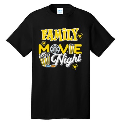 Movie Fan Popcorn Lover Tall T-Shirt