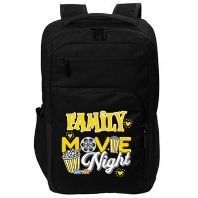 Movie Fan Popcorn Lover Impact Tech Backpack