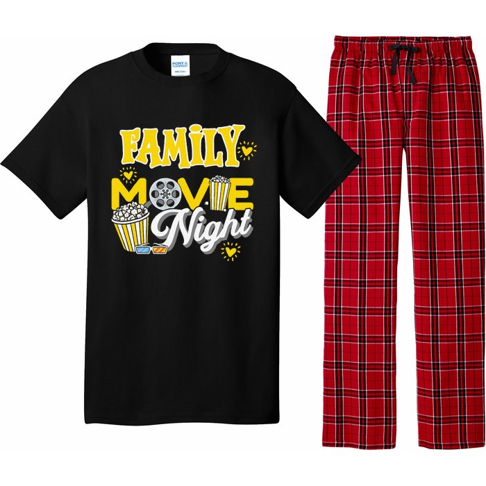 Movie Fan Popcorn Lover Pajama Set