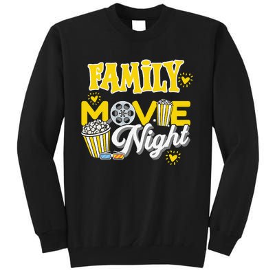 Movie Fan Popcorn Lover Tall Sweatshirt