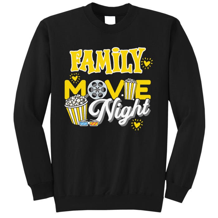 Movie Fan Popcorn Lover Tall Sweatshirt