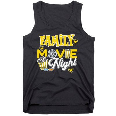 Movie Fan Popcorn Lover Tank Top