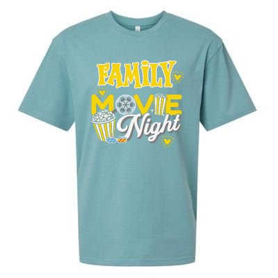 Movie Fan Popcorn Lover Sueded Cloud Jersey T-Shirt