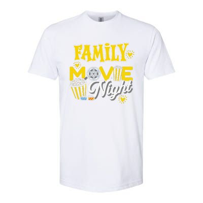 Movie Fan Popcorn Lover Softstyle CVC T-Shirt