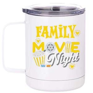 Movie Fan Popcorn Lover 12 oz Stainless Steel Tumbler Cup