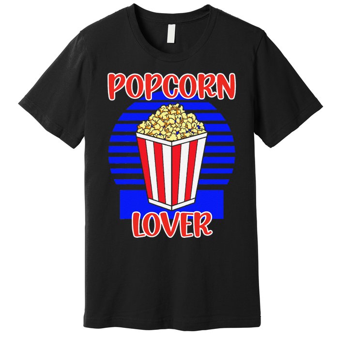 Movie Fan Popcorn Lover Premium T-Shirt