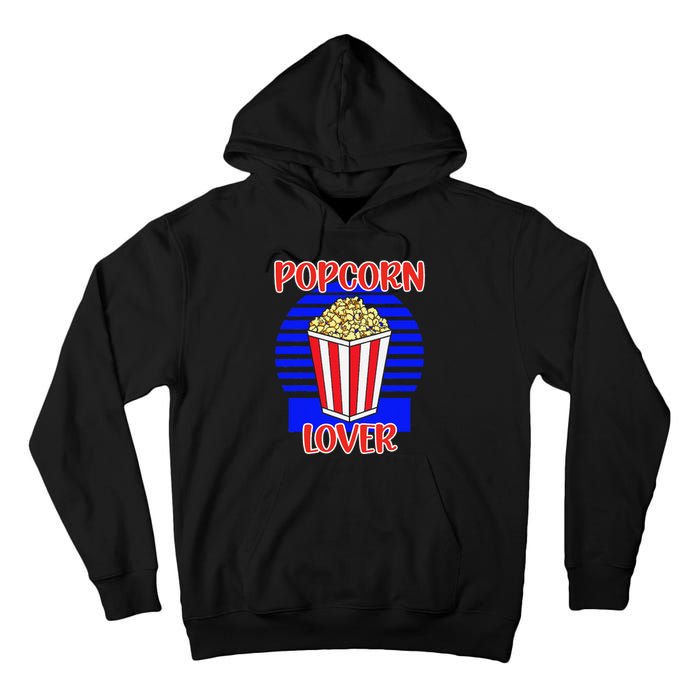 Movie Fan Popcorn Lover Tall Hoodie