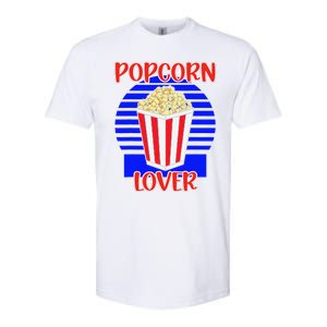 Movie Fan Popcorn Lover Softstyle CVC T-Shirt