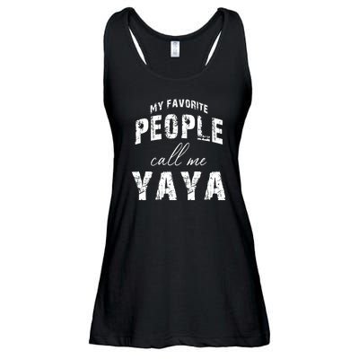 My Favorite People Call Me Yaya Ladies Essential Flowy Tank