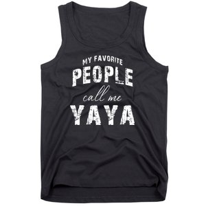 My Favorite People Call Me Yaya Tank Top