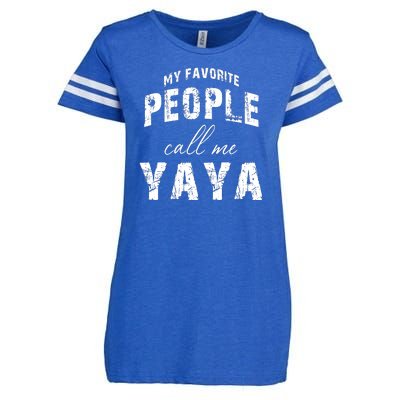 My Favorite People Call Me Yaya Enza Ladies Jersey Football T-Shirt