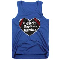 My Favorite Player Calls Me Grandma Baseball Lover Sport Cute Gift Tank Top