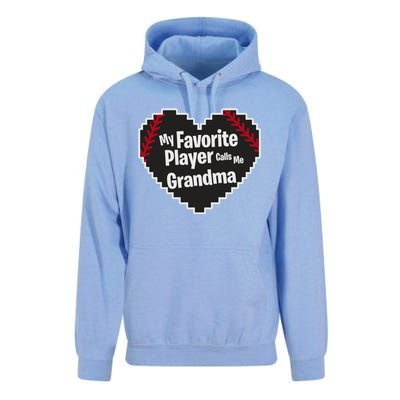 My Favorite Player Calls Me Grandma Baseball Lover Sport Cute Gift Unisex Surf Hoodie