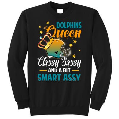 Miami Football Queen Classy Sassy And A Bit Smart Assy Sweatshirt