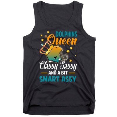 Miami Football Queen Classy Sassy And A Bit Smart Assy Tank Top