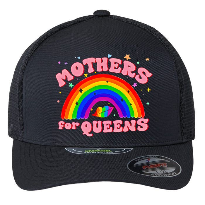 Mothers For Queens Drag Is Not A Crime Support Drag LGBTQ Rights Flexfit Unipanel Trucker Cap