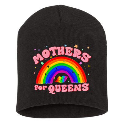 Mothers For Queens Drag Is Not A Crime Support Drag LGBTQ Rights Short Acrylic Beanie