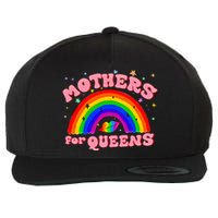 Mothers For Queens Drag Is Not A Crime Support Drag LGBTQ Rights Wool Snapback Cap