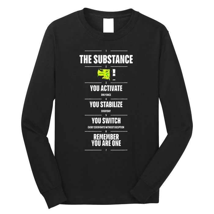 Meaning Funny Quote The Substance Basic Vintage Meme Long Sleeve Shirt