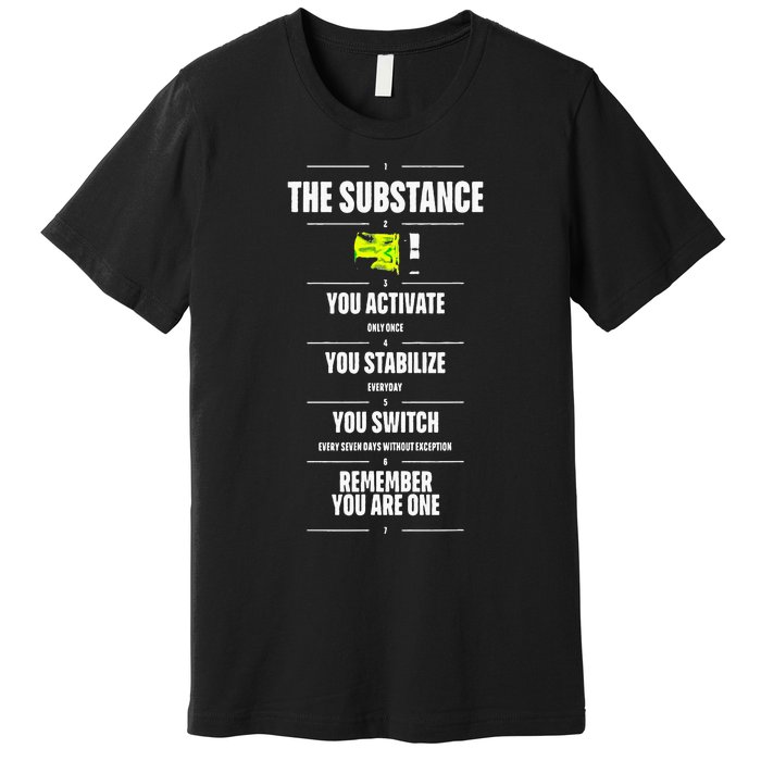 Meaning Funny Quote The Substance Basic Vintage Meme Premium T-Shirt