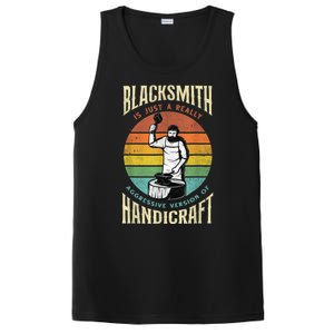 Metalworker Funny Quote Metalsmith Blacksmithing Forging PosiCharge Competitor Tank