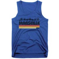 Marseille France Retro Tourism Cool Gift Tank Top