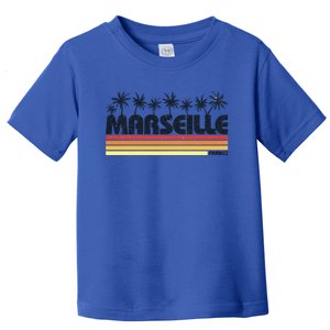 Marseille France Retro Tourism Cool Gift Toddler T-Shirt