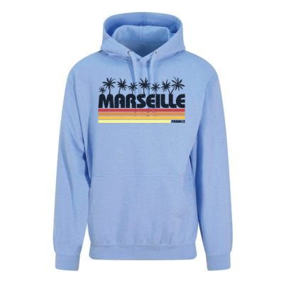 Marseille France Retro Tourism Cool Gift Unisex Surf Hoodie