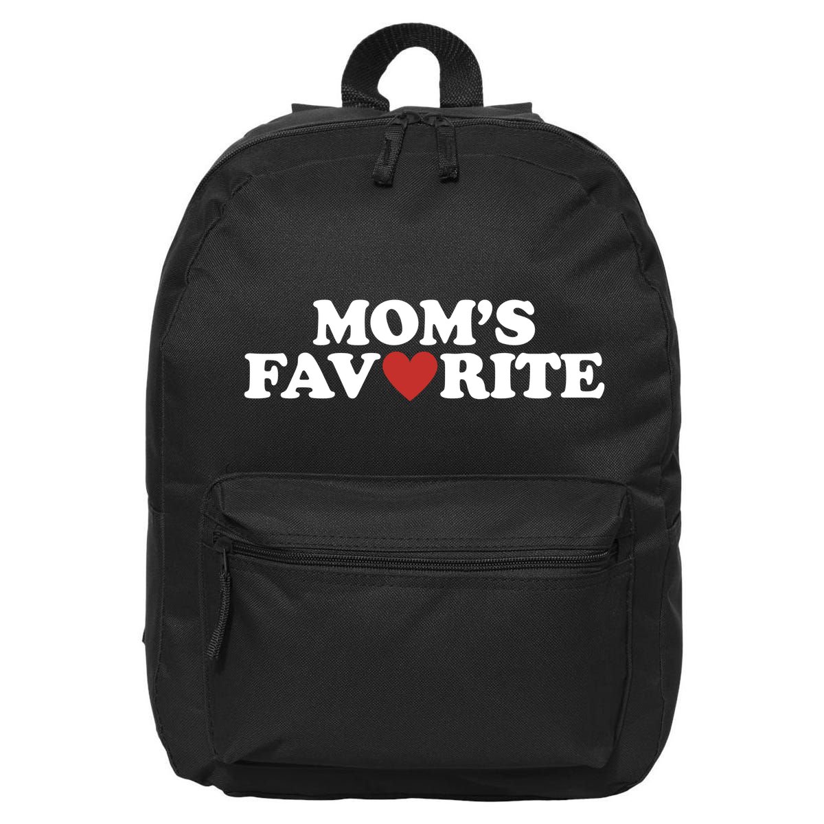 Moms Favorite Red Heart Cute Gift 16 in Basic Backpack
