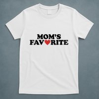 Moms Favorite Red Heart Cute Gift T-Shirt