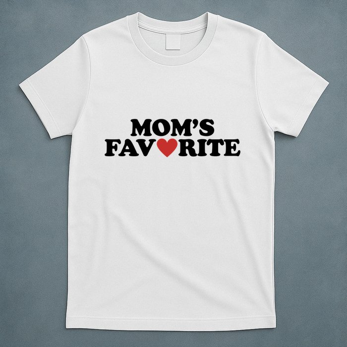 Moms Favorite Red Heart Cute Gift T-Shirt