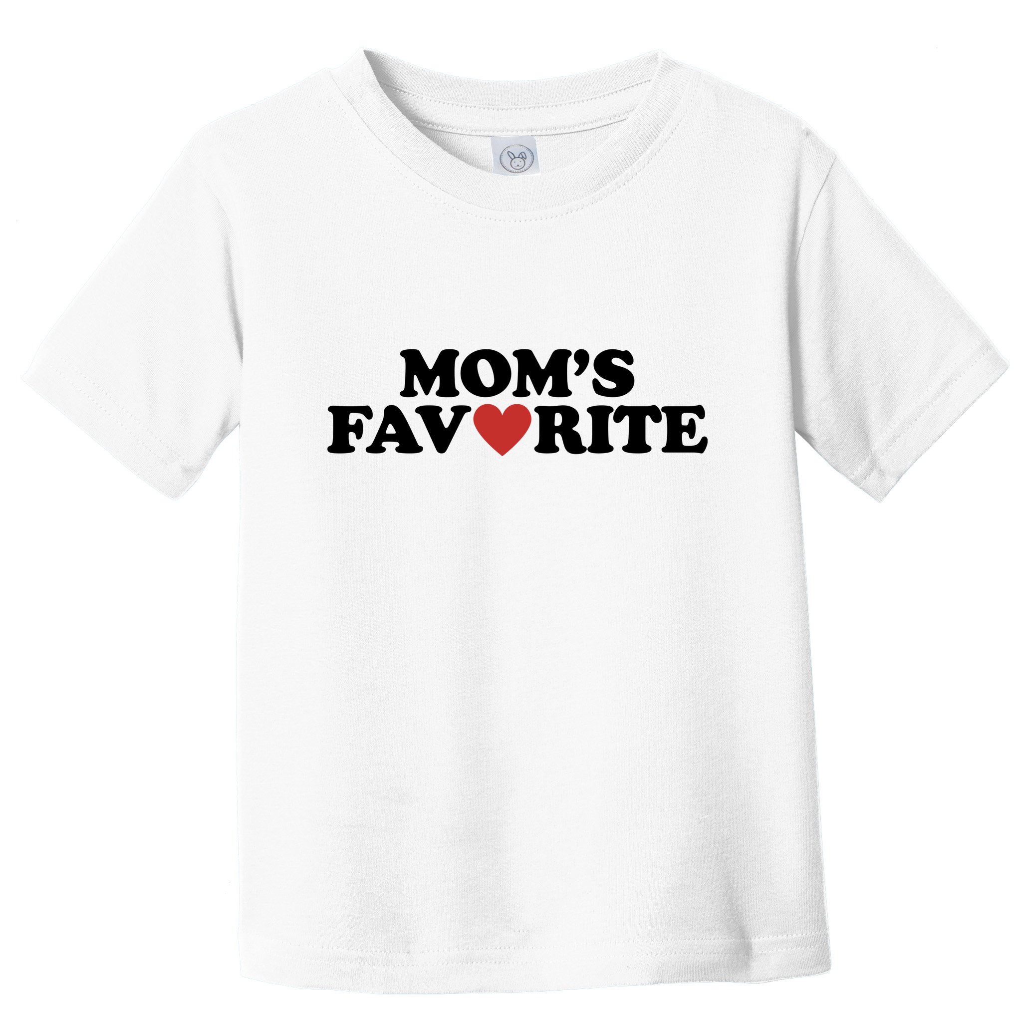 Moms Favorite Red Heart Cute Gift Toddler T-Shirt