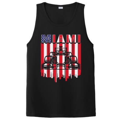 Miami Formula Racing Track Circuit United States Flag PosiCharge Competitor Tank