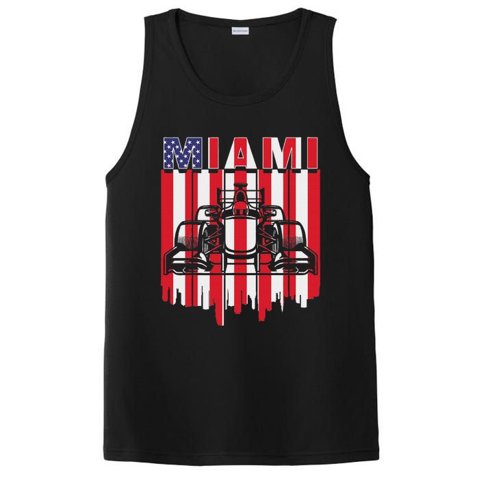 Miami Formula Racing Track Circuit United States Flag PosiCharge Competitor Tank