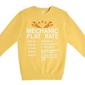 Mechanic Flat Rate Premium Crewneck Sweatshirt