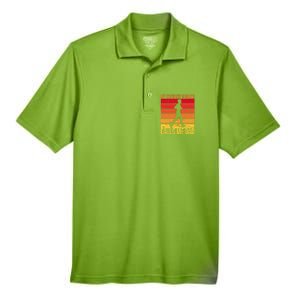 My Favorite Runner Calls Me Dad Running FatherS Day Gift Men's Origin Performance Pique Polo