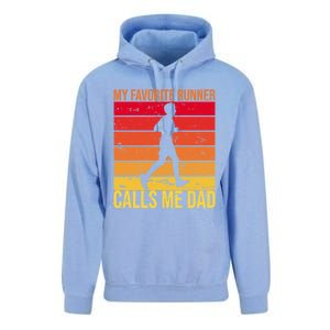 My Favorite Runner Calls Me Dad Running FatherS Day Gift Unisex Surf Hoodie