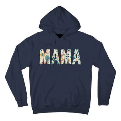 Mama Floral Retro Tall Hoodie