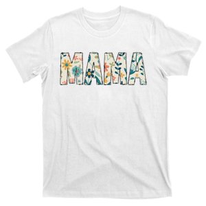 Mama Floral Retro T-Shirt