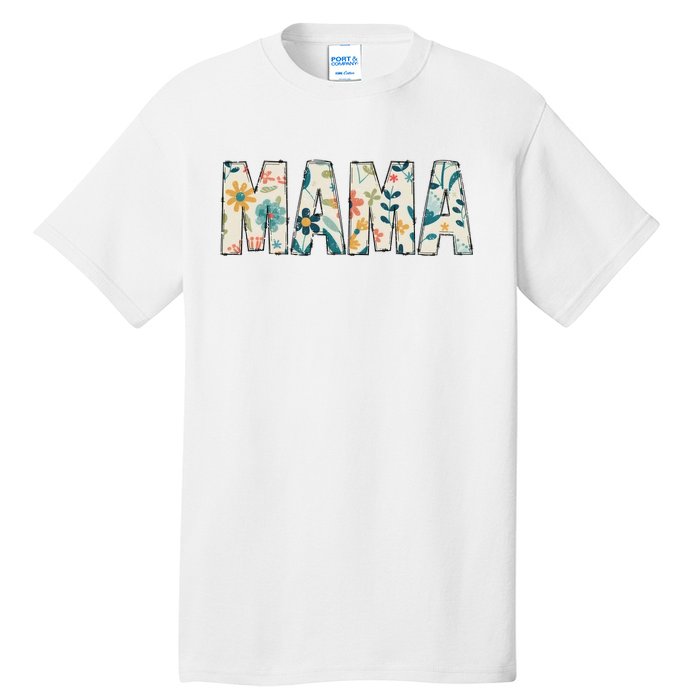 Mama Floral Retro Tall T-Shirt