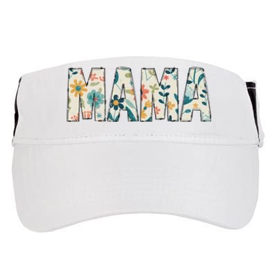 Mama Floral Retro Adult Drive Performance Visor