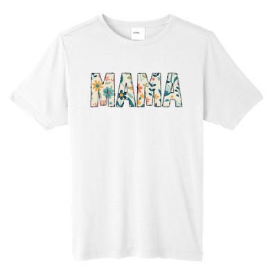 Mama Floral Retro Tall Fusion ChromaSoft Performance T-Shirt