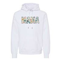 Mama Floral Retro Premium Hoodie