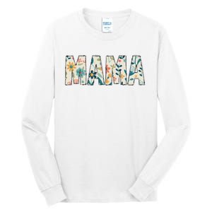 Mama Floral Retro Tall Long Sleeve T-Shirt