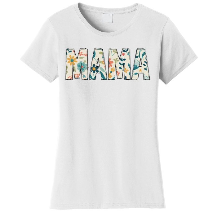 Mama Floral Retro Women's T-Shirt