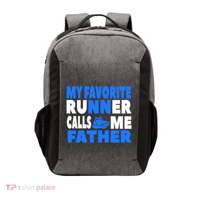 My Favorite Runner Calls Me Father Running Lover Great Gift Vector Backpack