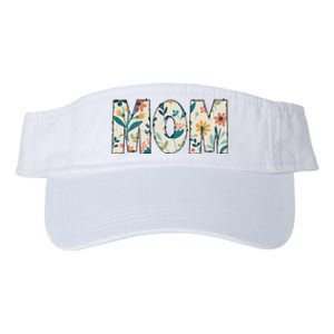 Mom Floral Retro Valucap Bio-Washed Visor