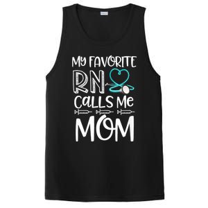 My Favorite Rn Calls Me Mom Nurse Gift From Daughter PosiCharge Competitor Tank