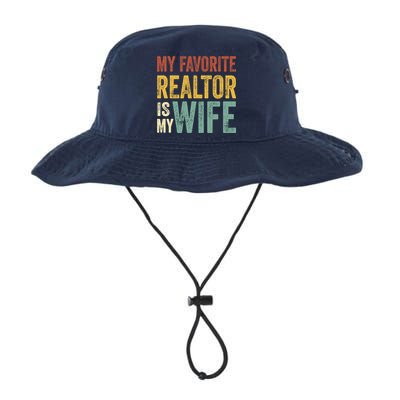 My Favorite Realtor Is My Wife Husband Dad Vintage Bucket Hat